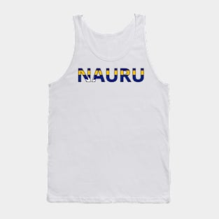 Drapeau Nauru Tank Top